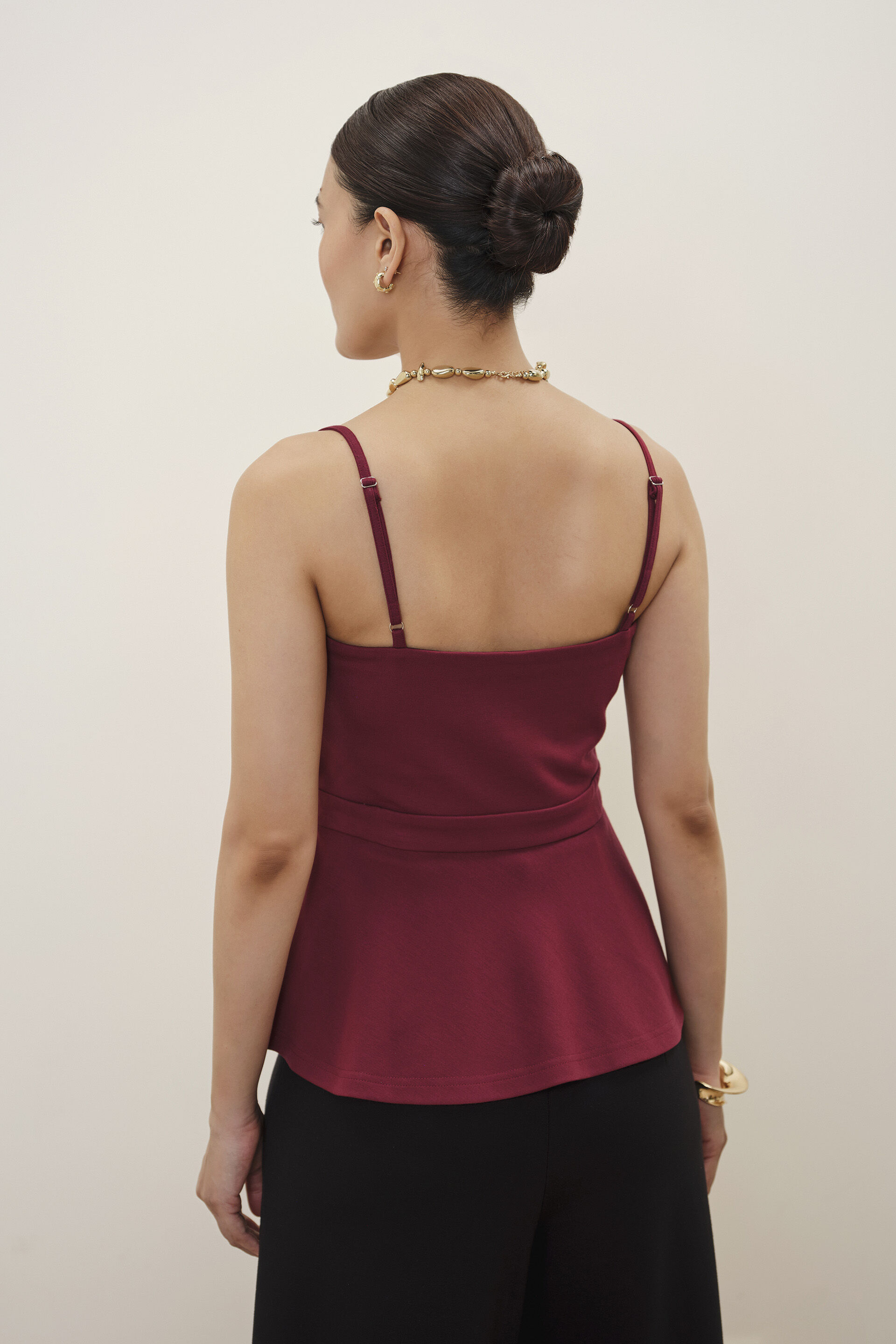 Jacinta Maroon Top, Maroon, image 5